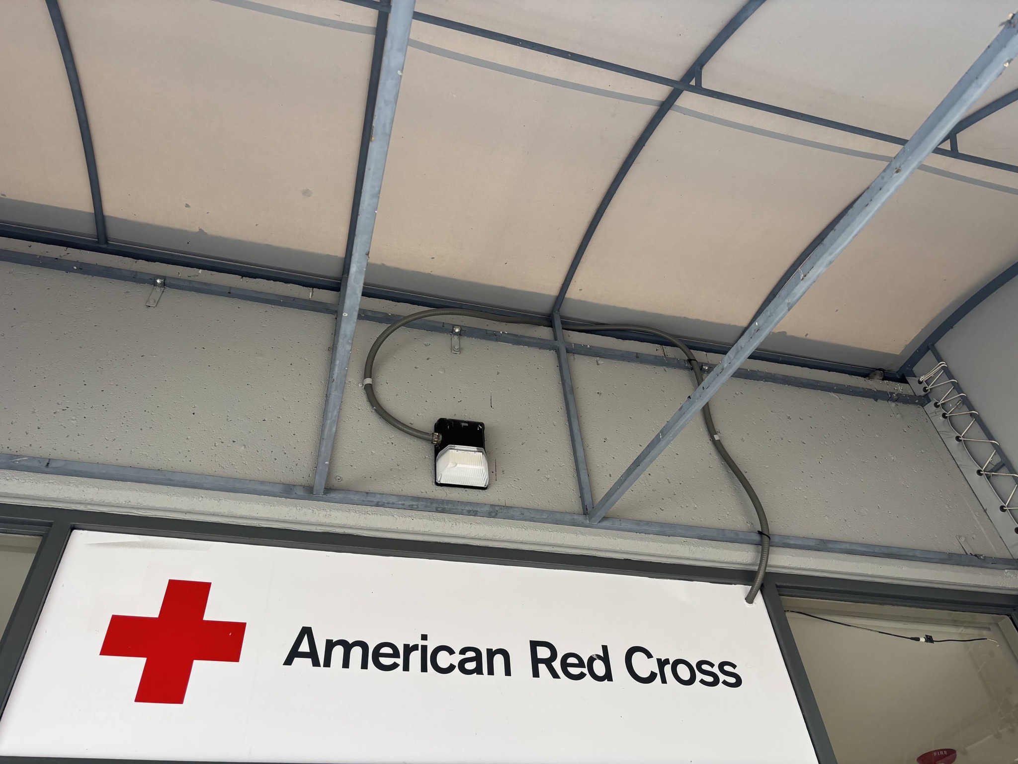 Commercial electrical work completed by CBR Electric for the American Red Cross
